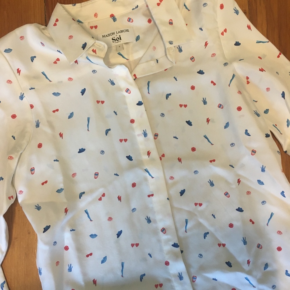 French boutique button-down